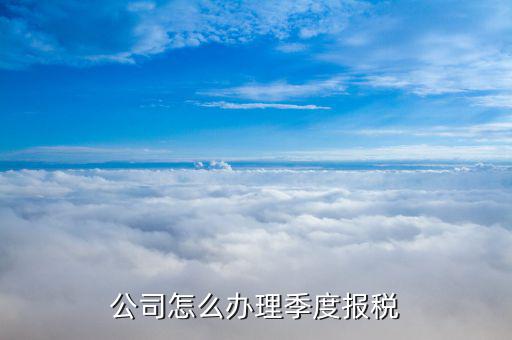 什么企業(yè)按季度申報(bào)稅，公司怎么辦理季度報(bào)稅