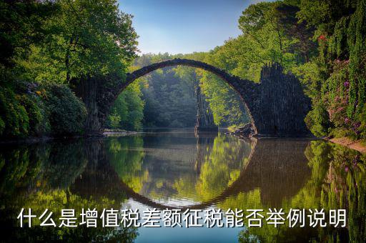 小規(guī)模增值稅差額征收什么意思，什么是增值稅差額征稅