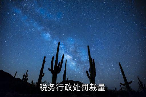稅務(wù)行政處罰裁量權(quán)是什么，稅務(wù)行政處罰裁量