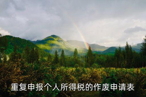 申報(bào)表作廢申請單 要帶什么，國稅報(bào)表作廢帶什么