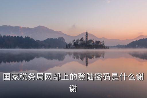 山東國稅證書登錄密碼是什么，國家稅務(wù)局網(wǎng)部上的登陸密碼是什么謝謝