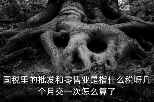 批發(fā)零售業(yè)交什么稅，批發(fā)零售商行需要交哪些稅