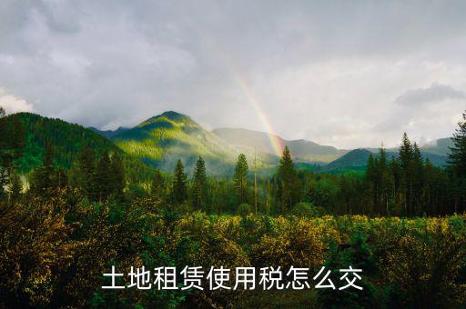 土地租賃需要繳什么稅，土地租金收入要交什么稅