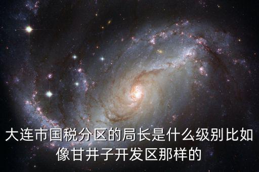 大連國稅局長什么級(jí)別，大連市國稅分區(qū)的局長是什么級(jí)別比如像甘井子開發(fā)區(qū)那樣的