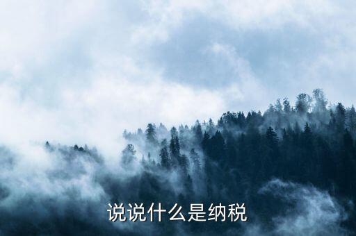 納稅比喻什么，納稅的知識啥叫納稅額納稅率