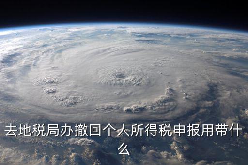 去地稅作廢申報(bào)需要帶什么影響，去地稅局辦撤回個(gè)人所得稅申報(bào)用帶什么