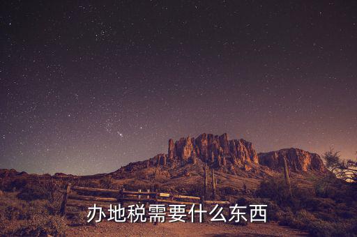 辦理地稅登記需要什么資料，辦地稅需要什么東西