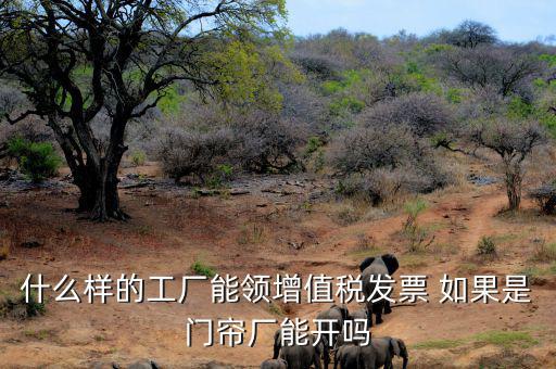 什么樣的公司可以領(lǐng)發(fā)票，什么樣的工廠能領(lǐng)增值稅發(fā)票 如果是門簾廠能開嗎
