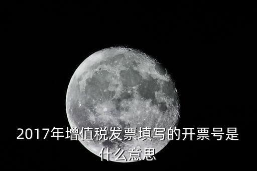打發(fā)票稅票號是什么意思，增值稅專用發(fā)票的號都是什么意思
