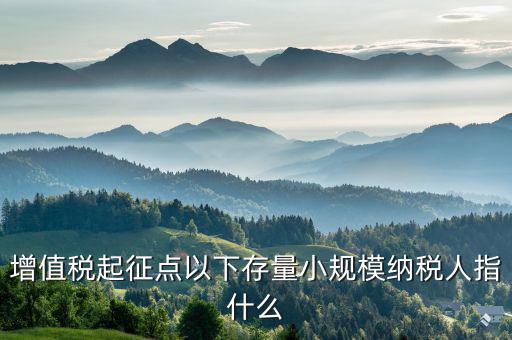 稅務存量戶是什么，存量新車是什么意思