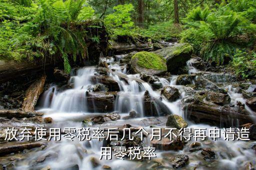 為什么放棄零稅率，出口應稅服務為什么放棄增值稅零稅率