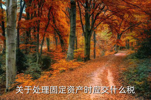 自用固定資產(chǎn)交什么稅，固定資產(chǎn)交易稅