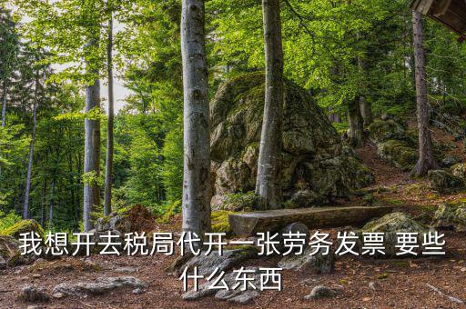 開勞務票需要什么條件，我想開去稅局代開一張勞務發(fā)票 要些什么東西
