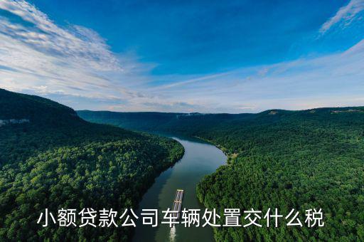 車貸行業(yè)需要交什么稅，小額貸款公司車輛處置交什么稅