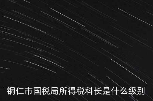 地稅局股長(zhǎng)是什么級(jí)別，地稅里的職位 股長(zhǎng)是什么級(jí)別