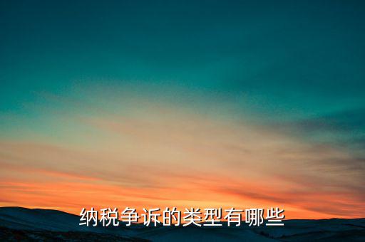 什么是納稅爭(zhēng)議，納稅爭(zhēng)議和稅收處罰分別有哪些