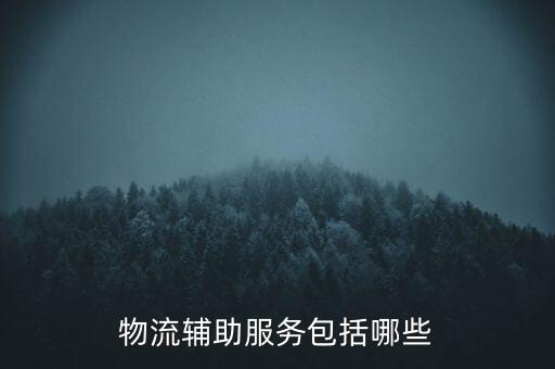 物流輔助服務費是什么，物流輔助費的銷項稅金繳納城建稅及附加