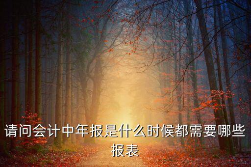 報稅年報都準(zhǔn)備什么時候，年報需要報什么表什么時間報