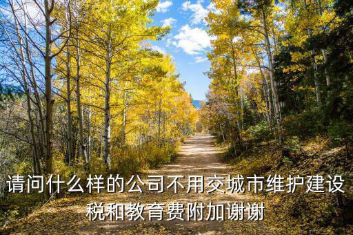 什么情況不交城建稅，什么時(shí)候不需要交納營業(yè)稅城建稅及附加