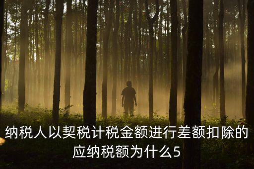 為什么 契稅 差額計稅，最新房產(chǎn)稅費