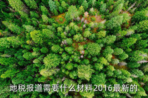 地稅報道需要什么，地稅報稅需要什么資料