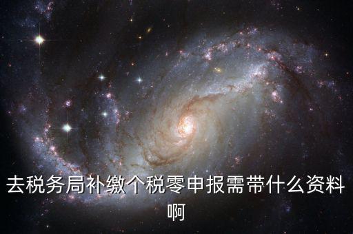 補(bǔ)繳個(gè)稅需要什么資料，去稅務(wù)局補(bǔ)繳個(gè)稅零申報(bào)需帶什么資料啊