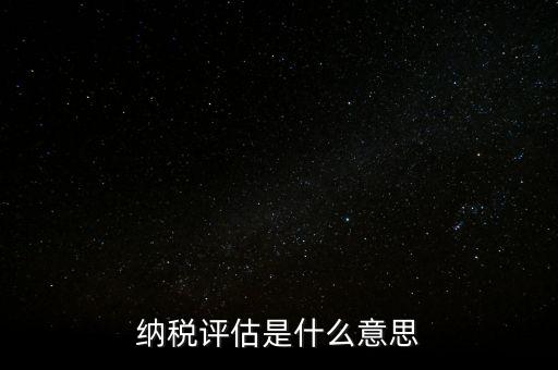 納稅評(píng)估科屬于什么局，稅收評(píng)估是什么