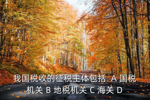 征收稅收的主體是什么，我國(guó)稅收的征稅主體包括  A 國(guó)稅機(jī)關(guān) B 地稅機(jī)關(guān) C 海關(guān) D