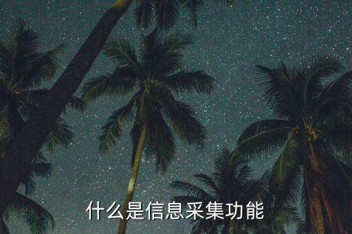 涉稅專業(yè)服務(wù)員信息采集是什么，什么是信息采集功能