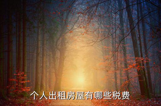 出租自建房屋交什么稅，自建廠房出租須交納什么稅