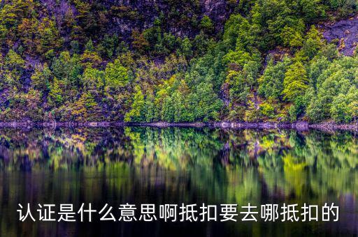 什么是發(fā)票認(rèn)證抵扣，發(fā)票認(rèn)證是什么意思
