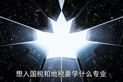 國(guó)地稅窗口人員學(xué)習(xí)什么，想入國(guó)稅和地稅要學(xué)什么專業(yè)