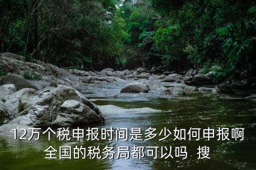 12萬申報(bào)12萬指什么時(shí)候，個(gè)稅12萬申報(bào)時(shí)間