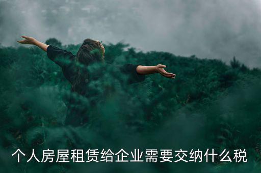 個人出租房屋需交納什么稅，個人房屋出租需要繳納哪些稅