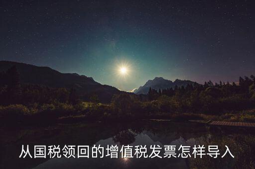 發(fā)票如何導入，從國稅領回的增值稅發(fā)票怎樣導入