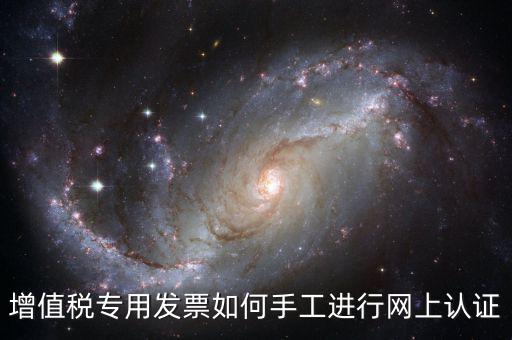增值稅專(zhuān)用發(fā)票如何手工進(jìn)行網(wǎng)上認(rèn)證