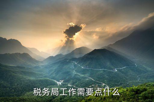 稅務(wù)局工作需要點什么