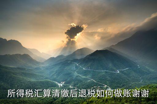 匯算清繳退稅如何做賬，匯算清繳退稅如何賬務(wù)處理