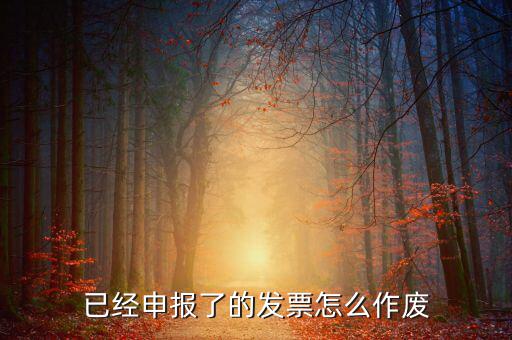 已抄稅發(fā)票如何作廢，已報(bào)送的普通增值稅發(fā)票怎么作廢