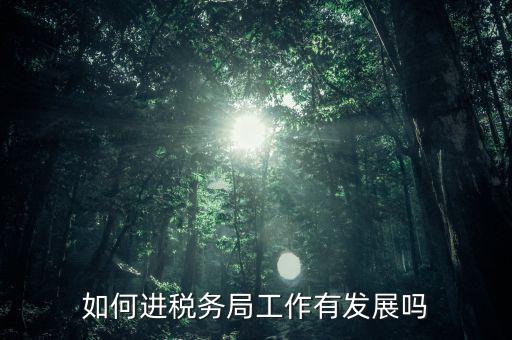 如何進稅務(wù)局工作有發(fā)展嗎