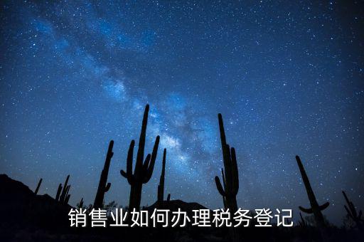 銷售汽車稅務(wù)如何申請(qǐng)，銷售業(yè)如何辦理稅務(wù)登記
