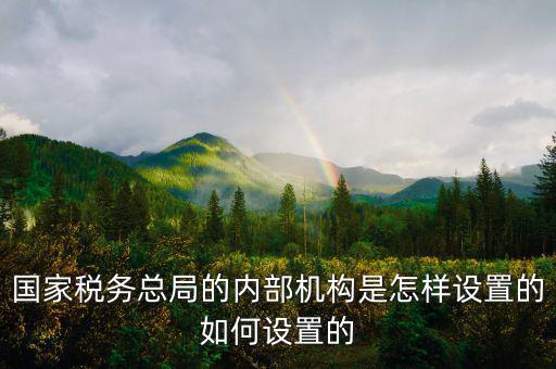 市稅務(wù)局如何設(shè)立區(qū)稅務(wù)機(jī)構(gòu)，稅務(wù)部門的部門設(shè)置