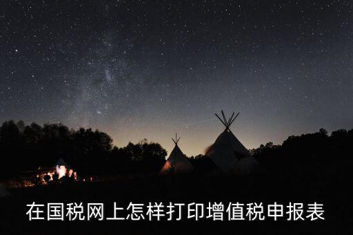 陜西國(guó)稅局網(wǎng)頁(yè)版如何查詢打印，在國(guó)稅網(wǎng)上怎樣打印增值稅申報(bào)表