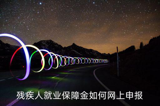 殘疾人就業(yè)保障如何申報表，殘疾人就業(yè)保障金如何網(wǎng)上申報
