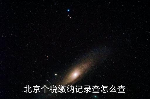 北京如何查詢個(gè)稅繳費(fèi)記錄查詢密碼，北京個(gè)稅繳納記錄查怎么查