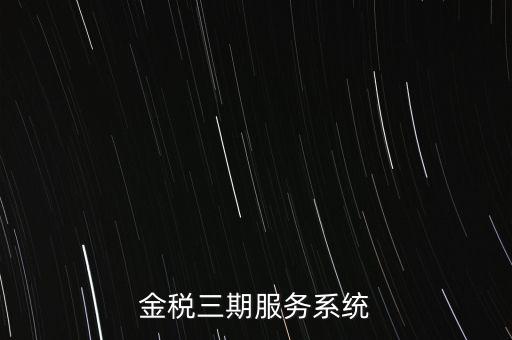 如何編制金稅三期系統(tǒng)查詢手冊，金稅三期服務(wù)系統(tǒng)