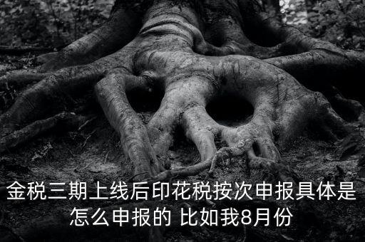 金稅三期如何填報(bào)印花稅表，印花稅申報(bào)報(bào)表要怎么填啊