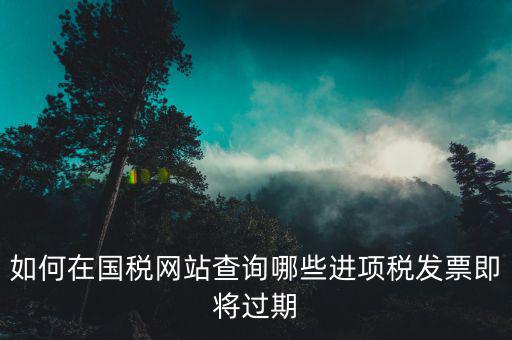 稅務局如何查進項票，營改增了如何抵扣呢怎么去查詢發(fā)票進項信息