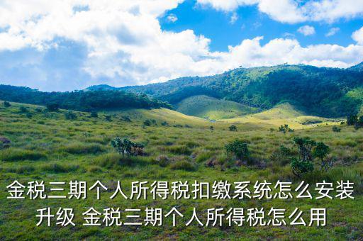 金稅三期如何系統(tǒng)升級(jí)，金稅三期納稅人網(wǎng)上報(bào)稅系統(tǒng)怎么升級(jí)