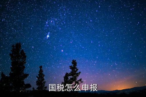 北京國稅如何登陸申報，國稅如何網(wǎng)上零申報 具體步驟有五個